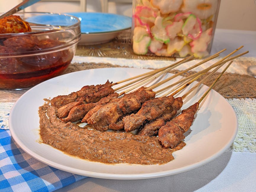 Resep Sate Ayam Madura Lengkap dengan Bumbu Kacang Kental